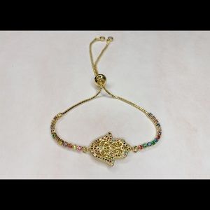 Hamsa hand bracelet